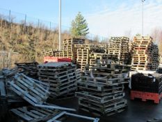 Very Large Quantity Timber Pallets to Yard (This lot does not include any plastic pallets, stillage,