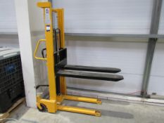 PJW SFH15 Manual Pedestrian Stacker Truck, Serial