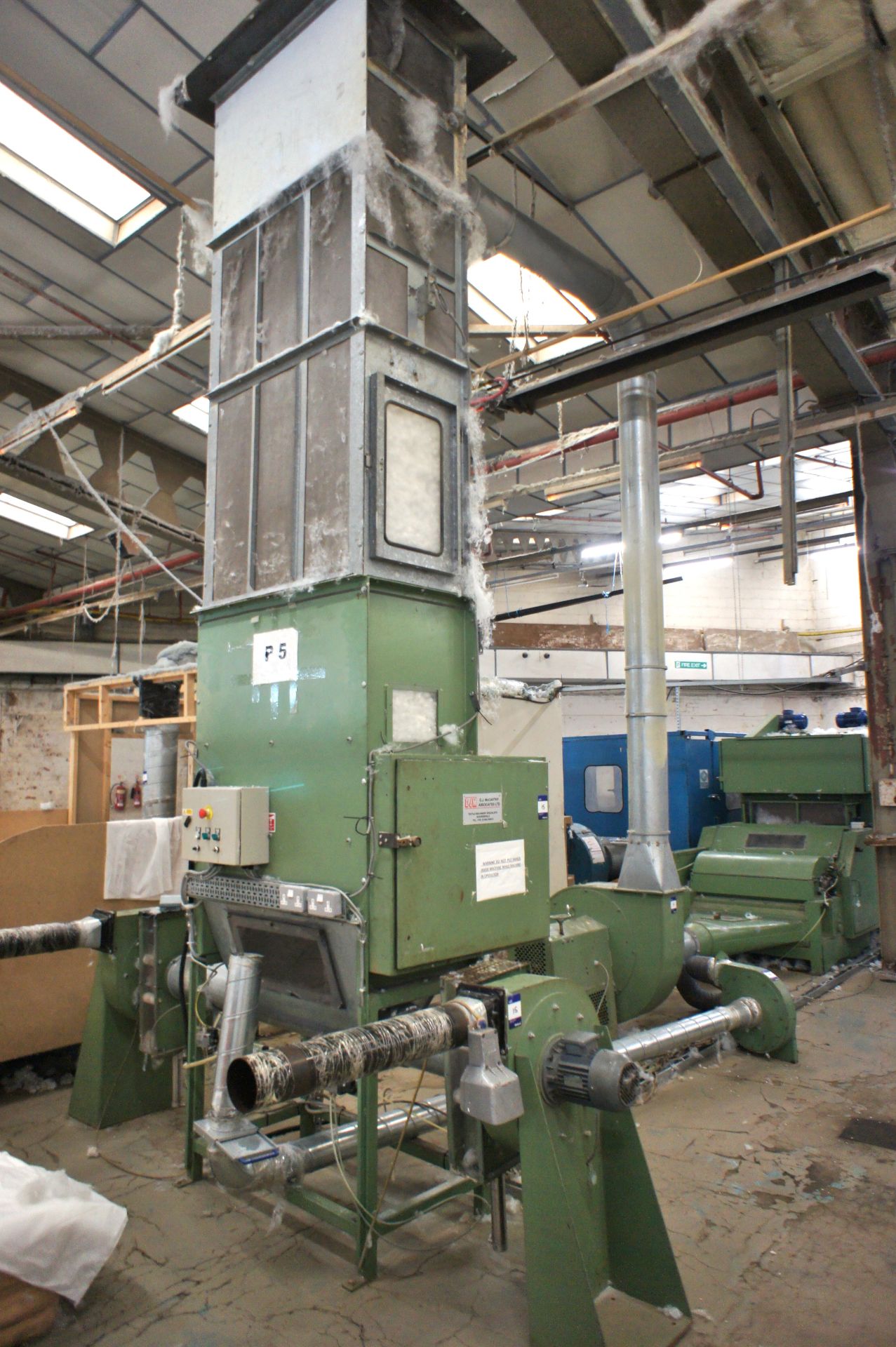 P J McCarthy Breaker, Mini Carding machine, 100cms Conveyor, Transfe - Image 8 of 13