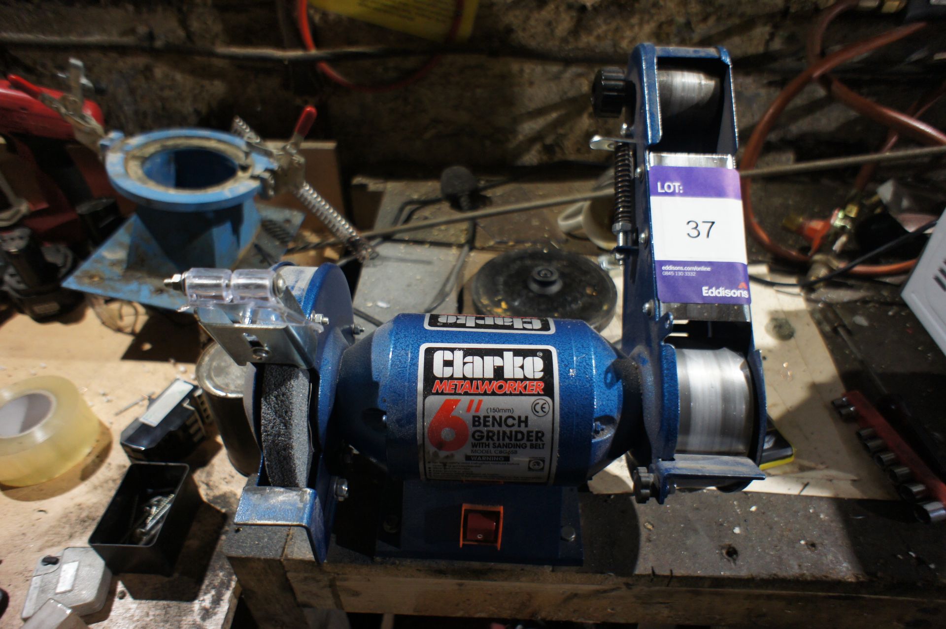 Clarke Metalworker CBGSB 6in Bench Grinder with Sa - Image 2 of 3