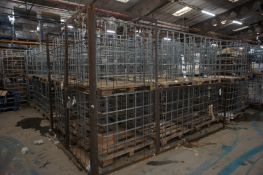 10 Metal Framed Stillage Pallets 1200 x 960 x 1000