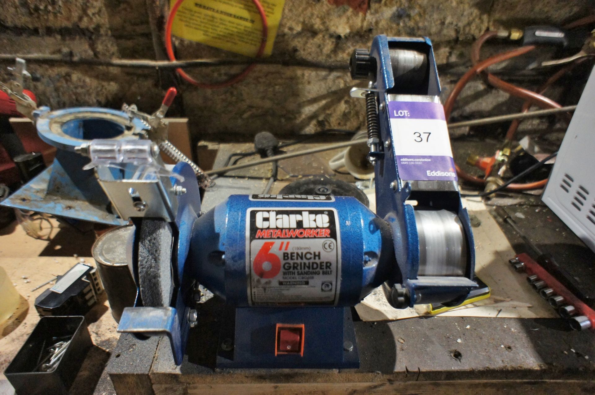 Clarke Metalworker CBGSB 6in Bench Grinder with Sa