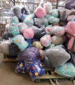 Various Polystyrene Filled Bean Bags to Cage