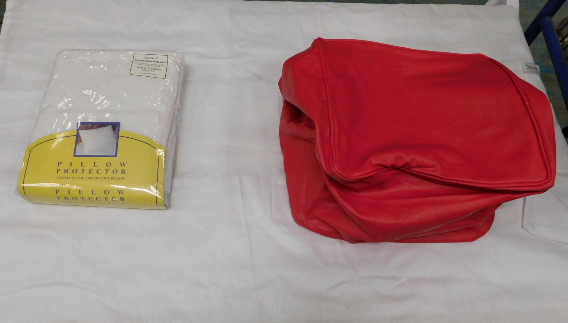 Pillow Protector 19x29” (25x16 Quantity) Red Leath - Image 2 of 4