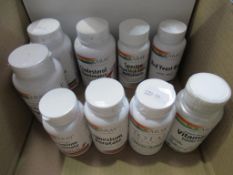 9 Solaray supplements to include Cholesterol Maintenance, Chromium Picolinate, Magnesium Asporotate,
