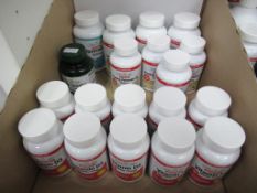 19 Natures Aid supplements to include: Vitamin D3, Evening Primrose Oil, 5-HTP Complex, Flaxseed Oil