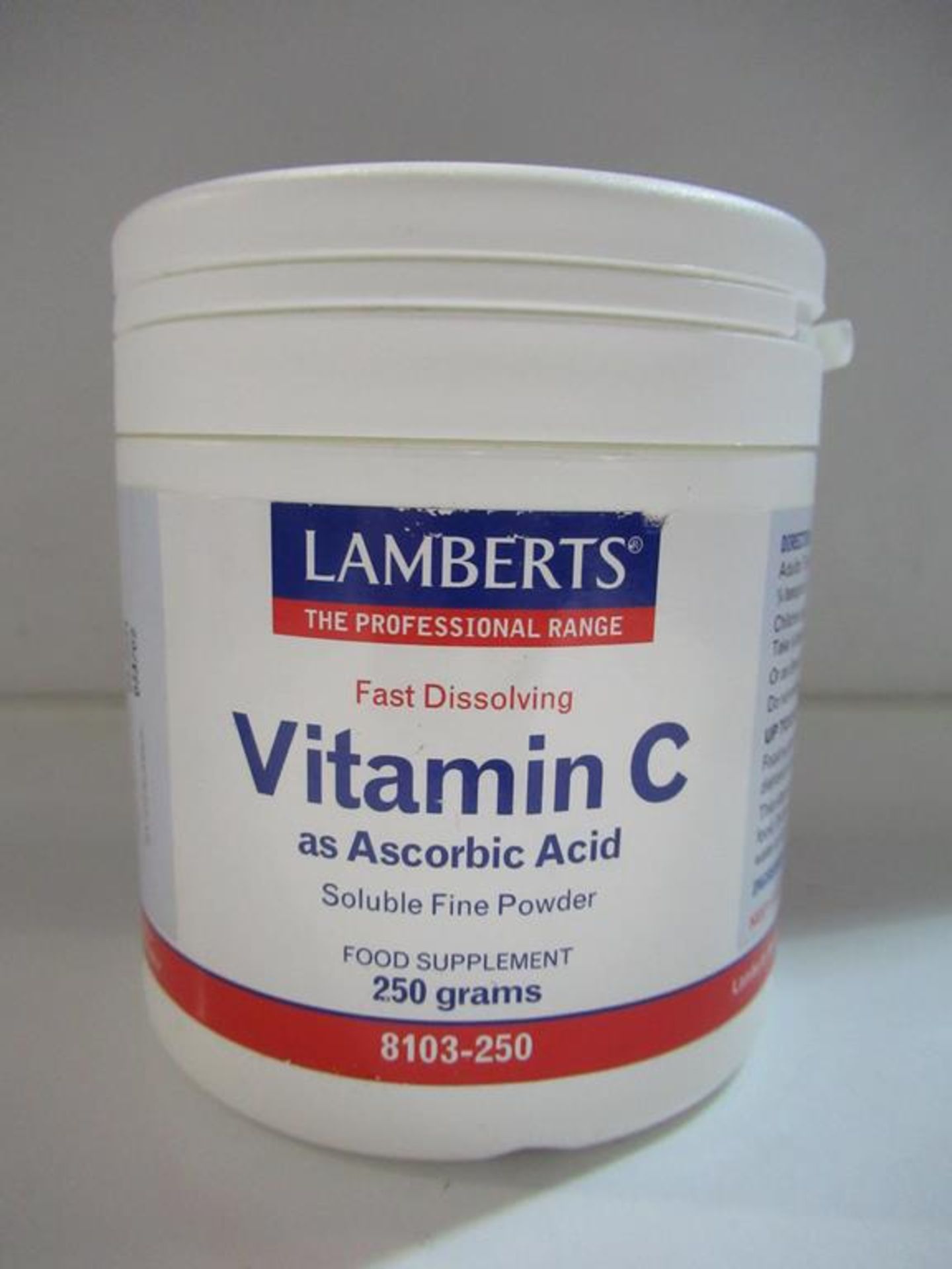 11 x 'Lamberts' capsules/powders of Vitamin C, Vitamin B-100, Vitamin B12 etc - Image 2 of 7