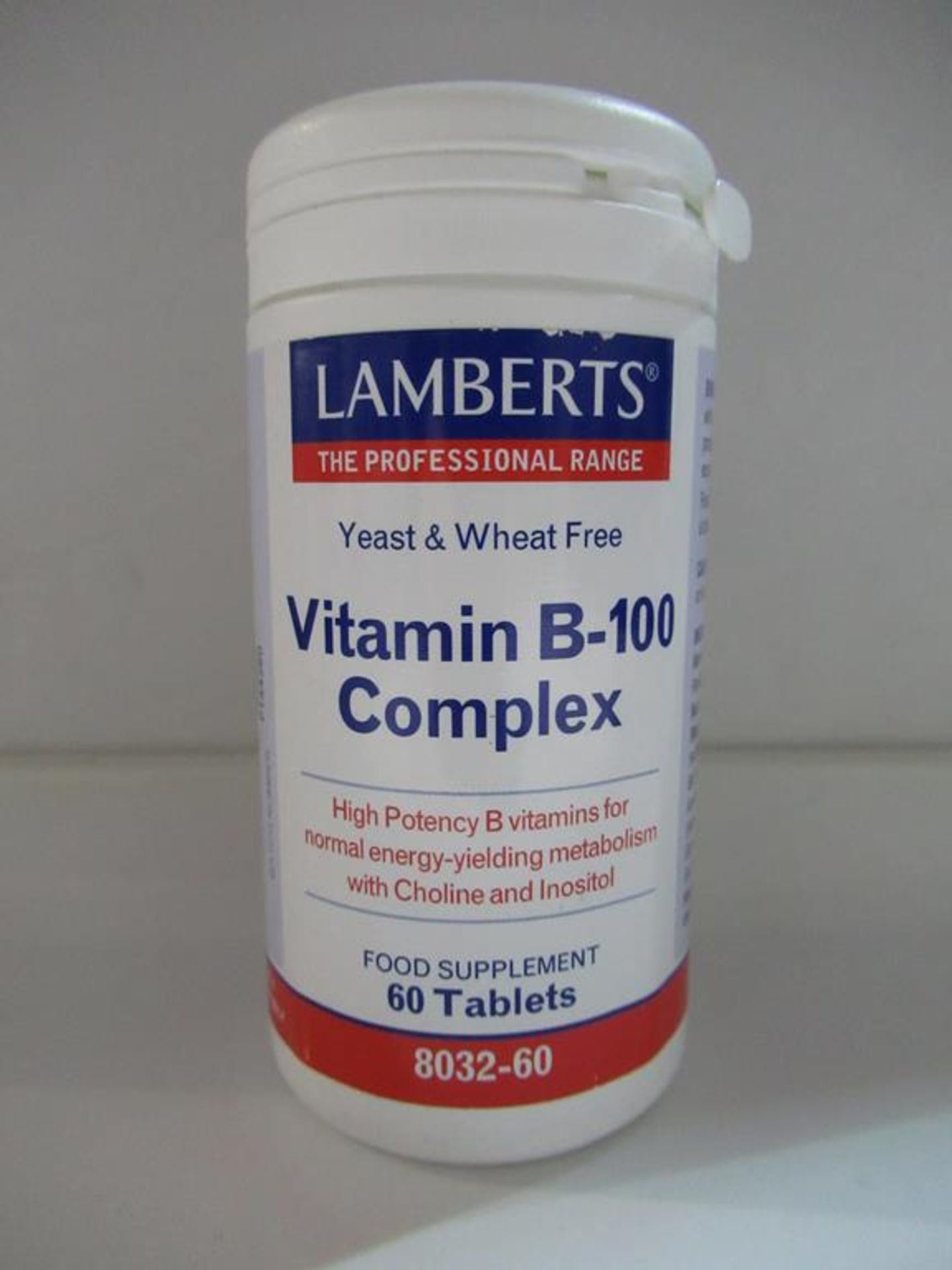11 x 'Lamberts' capsules/powders of Vitamin C, Vitamin B-100, Vitamin B12 etc - Image 5 of 7