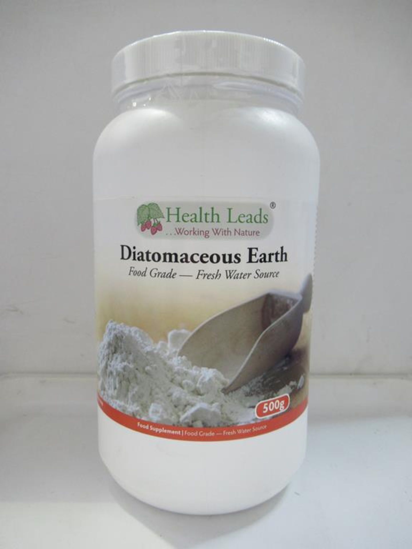 9 containers of Health Leads Diatomaceous Earth- Food Grade - Fresh water source (total weight 4150g - Image 2 of 3