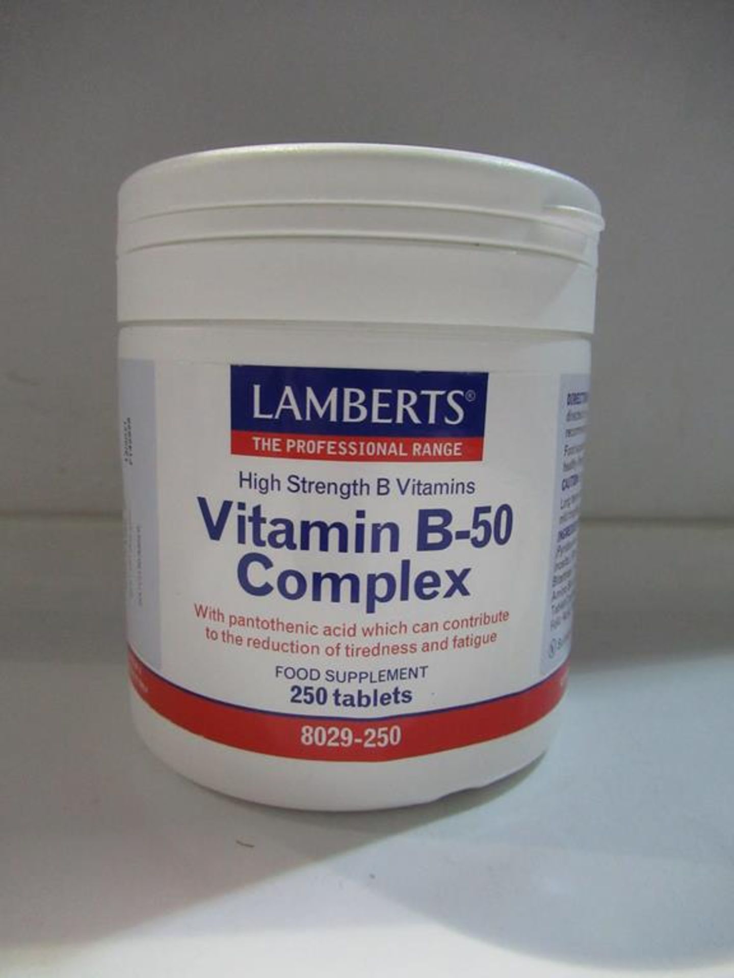 11 x 'Lamberts' capsules/powders of Vitamin C, Vitamin B-100, Vitamin B12 etc - Image 4 of 7