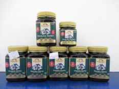7 x jars of Nelson Honey 'Manuka Honey' of various grades