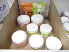 A box of skin care products; 5 skin care essentials gift pack, Skin Balm, Colloidal Silver Cream etc