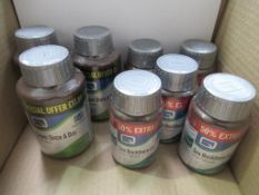 8 Quest supplements to include Super Once A Day timed release, Sea Buckthorn Oil