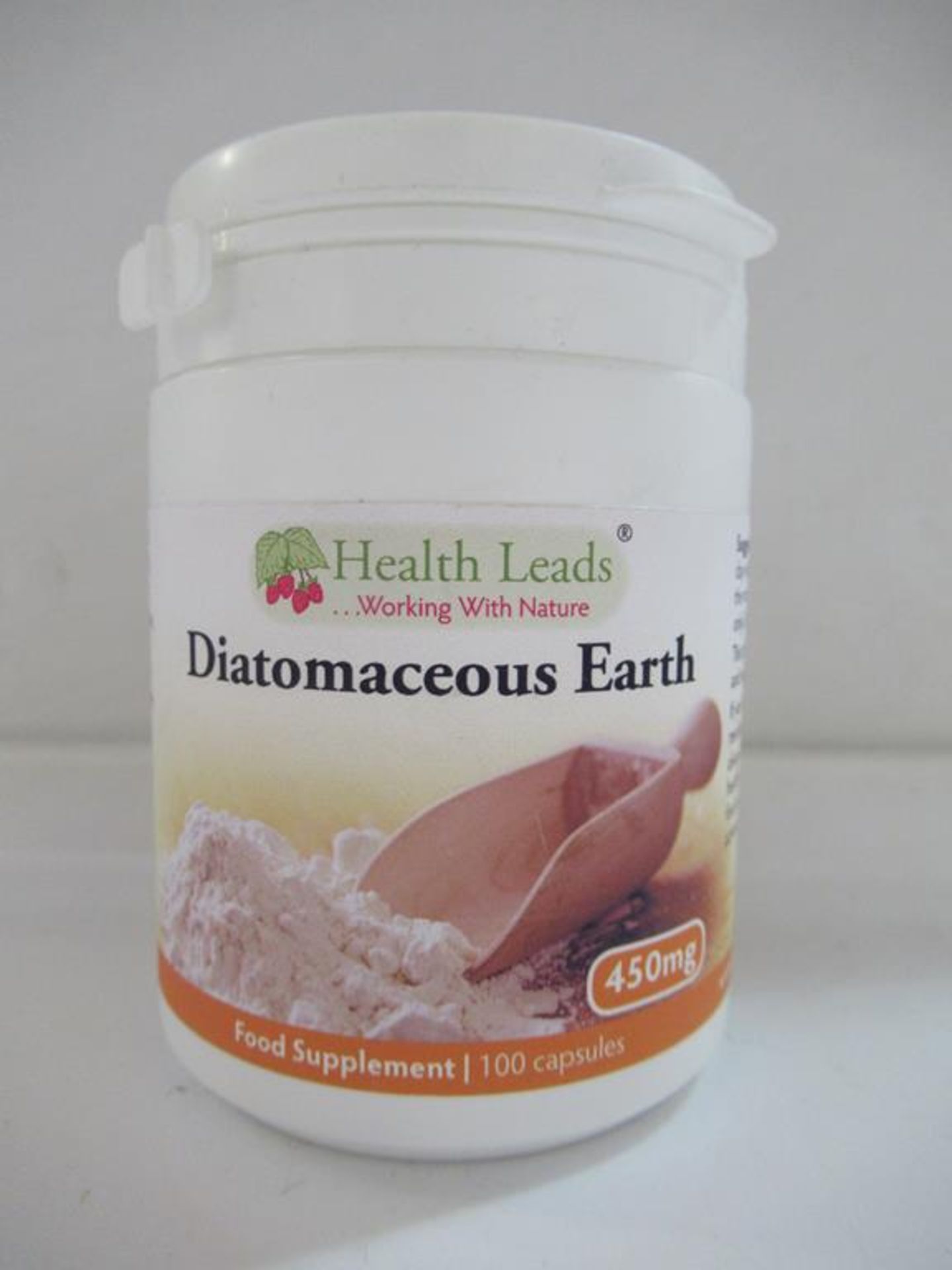 9 containers of Health Leads Diatomaceous Earth- Food Grade - Fresh water source (total weight 4150g - Image 3 of 3