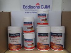 6 x 'Lamberts' Turmeric tablets (3x20000mg 120, 3x10000mg 60)