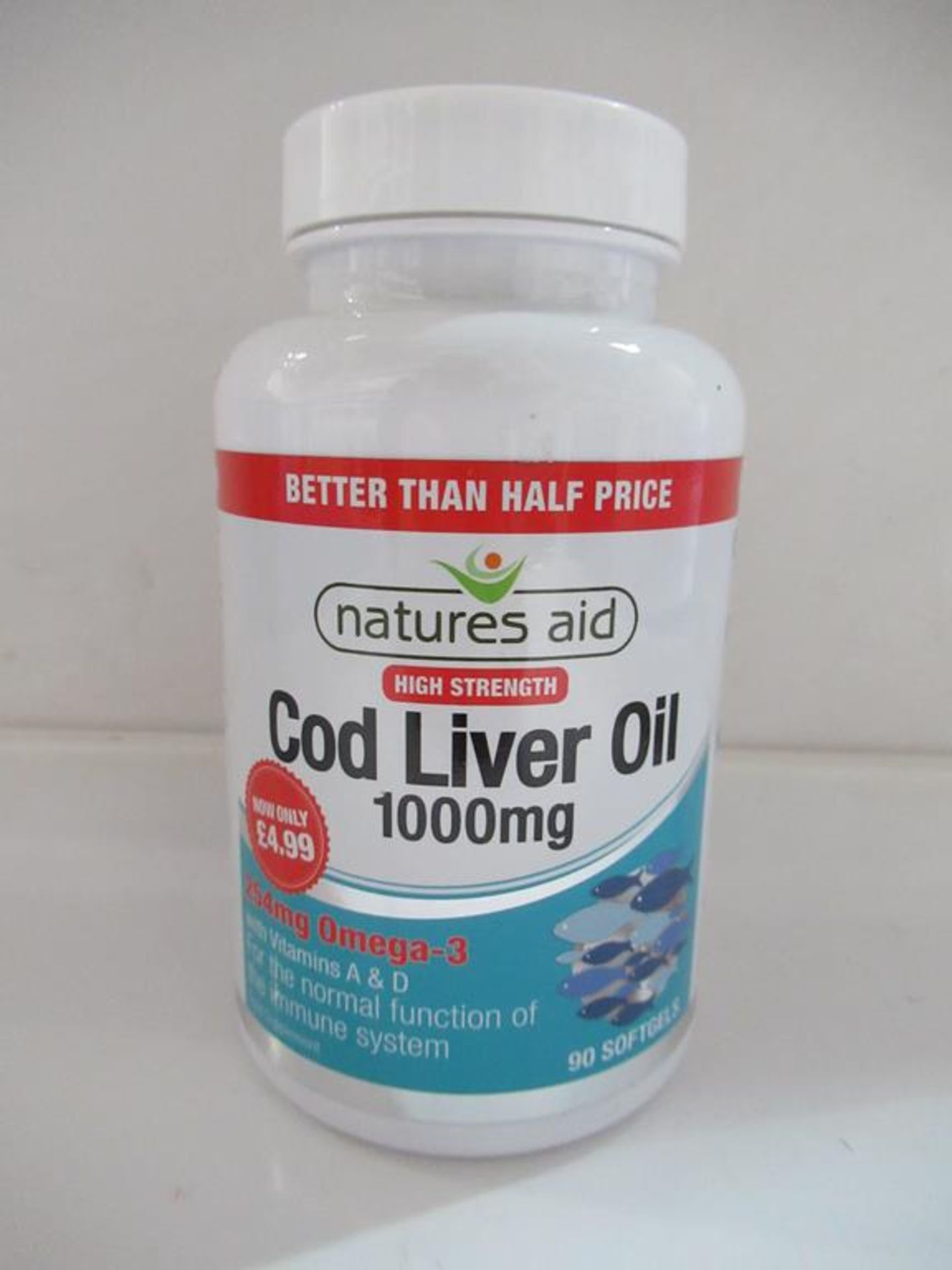 A Mixed Lot of supplements to include: Natures Aid Fish Oil, Cod Liver Oil, Super Strength Fish Oil - Image 3 of 6