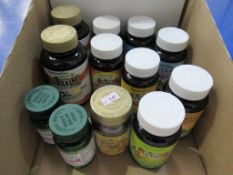 12 supplements to include Natures Plus Vitamin C, Omega 3/6/9 Junior, Children's chewable Tooth Fair