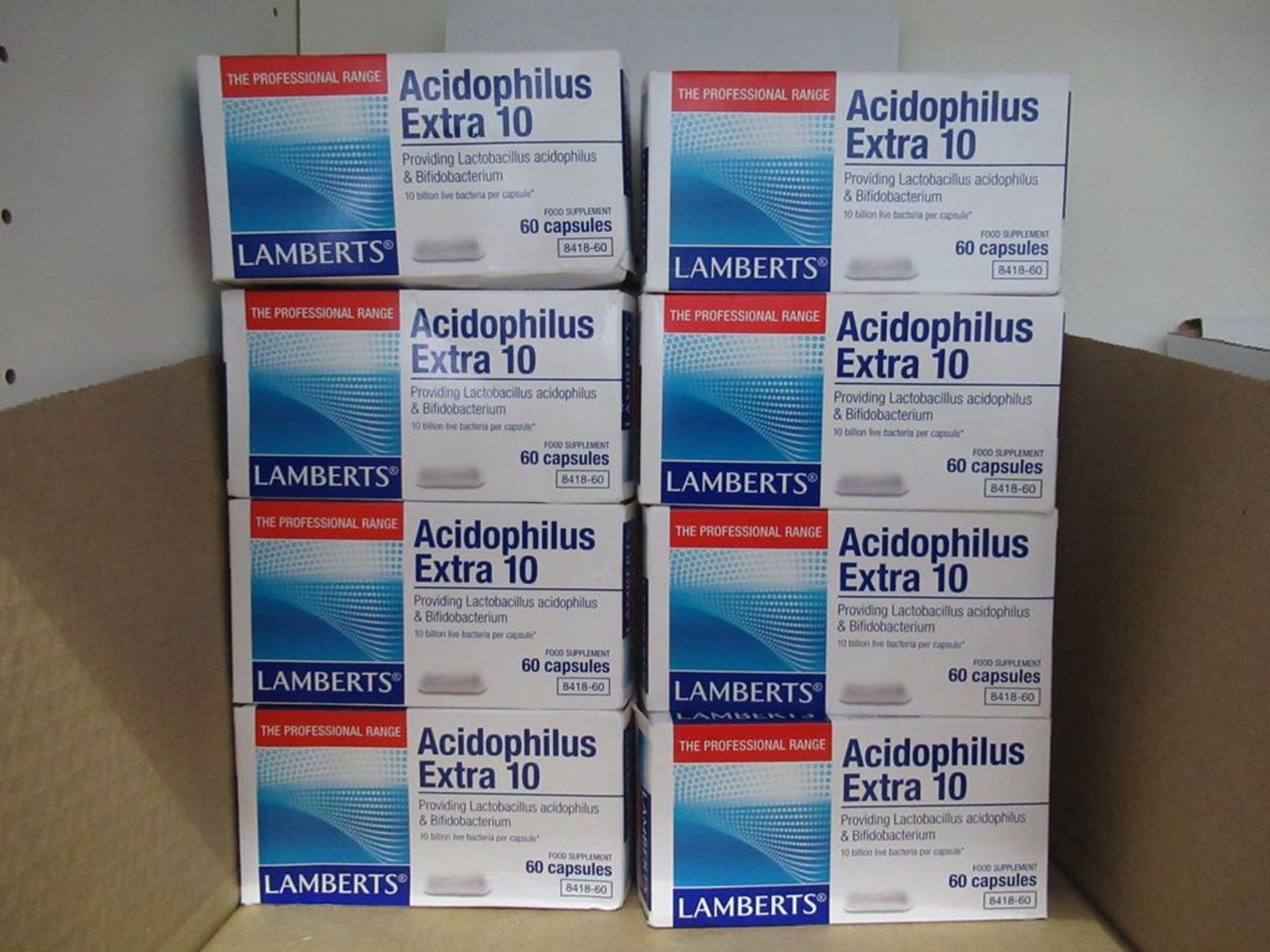 7 x boxes of 'Lamberts' Acidophilus Extra 10 capsules