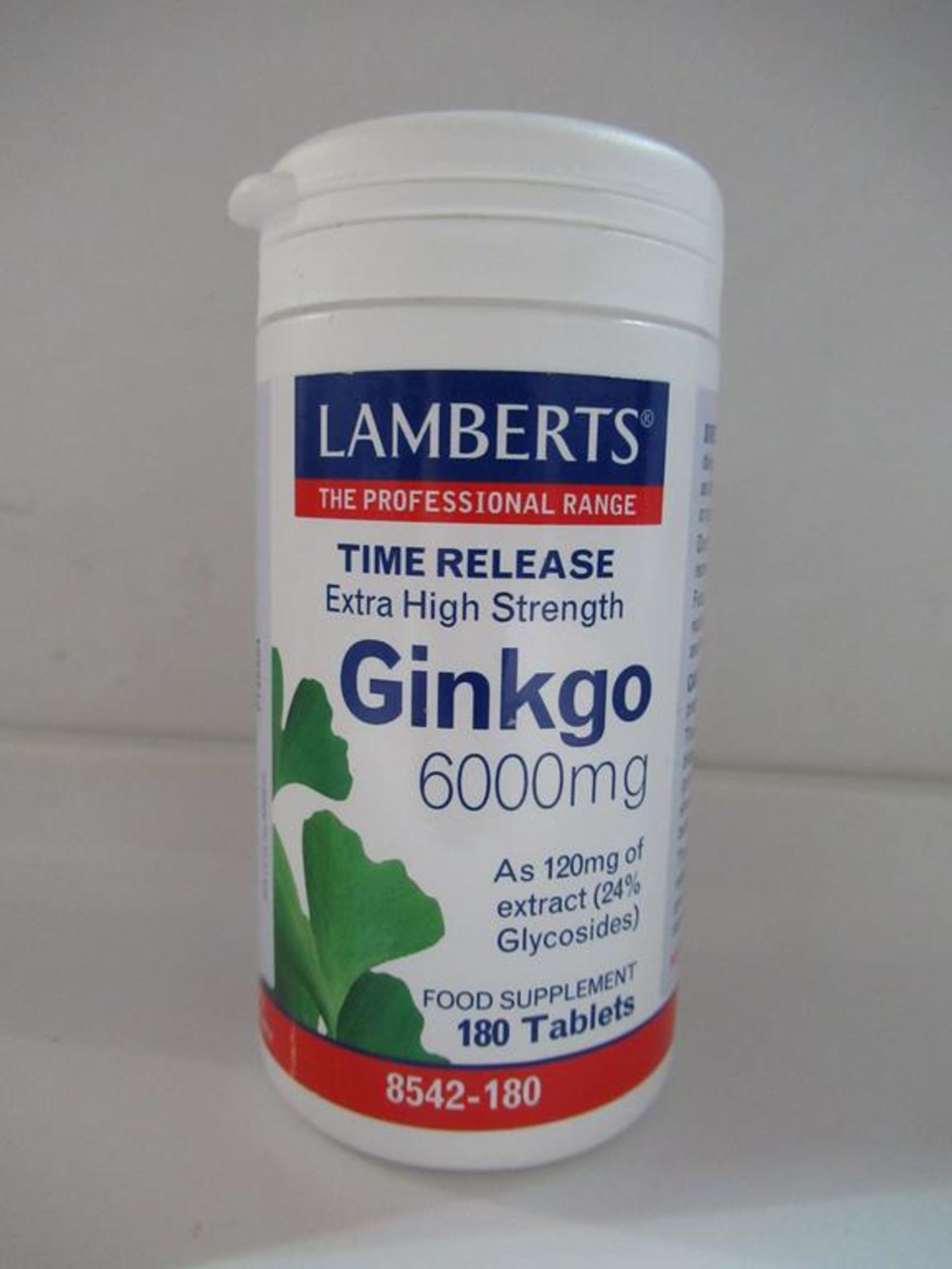 9 x assorted 'Lamberts' supplement tablets/capsules of Ginkgo, Bromelain, Glucosamine etc - Image 7 of 7