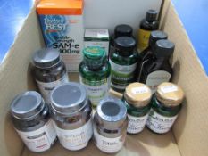 14 supplements to include Swanson Sea Buckthorn, Turmeric, Natures Bounty Turmeric, Taka Organic Tur