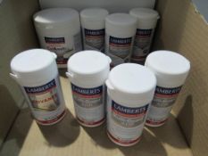 8 x 'Lamberts' capsules of Multi guard, Cal Absorb etc