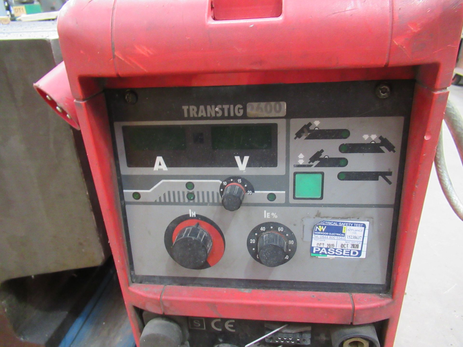 A Fronius Transtig 2600 3ph Welder together with a Murex Water Cooler - Image 4 of 5