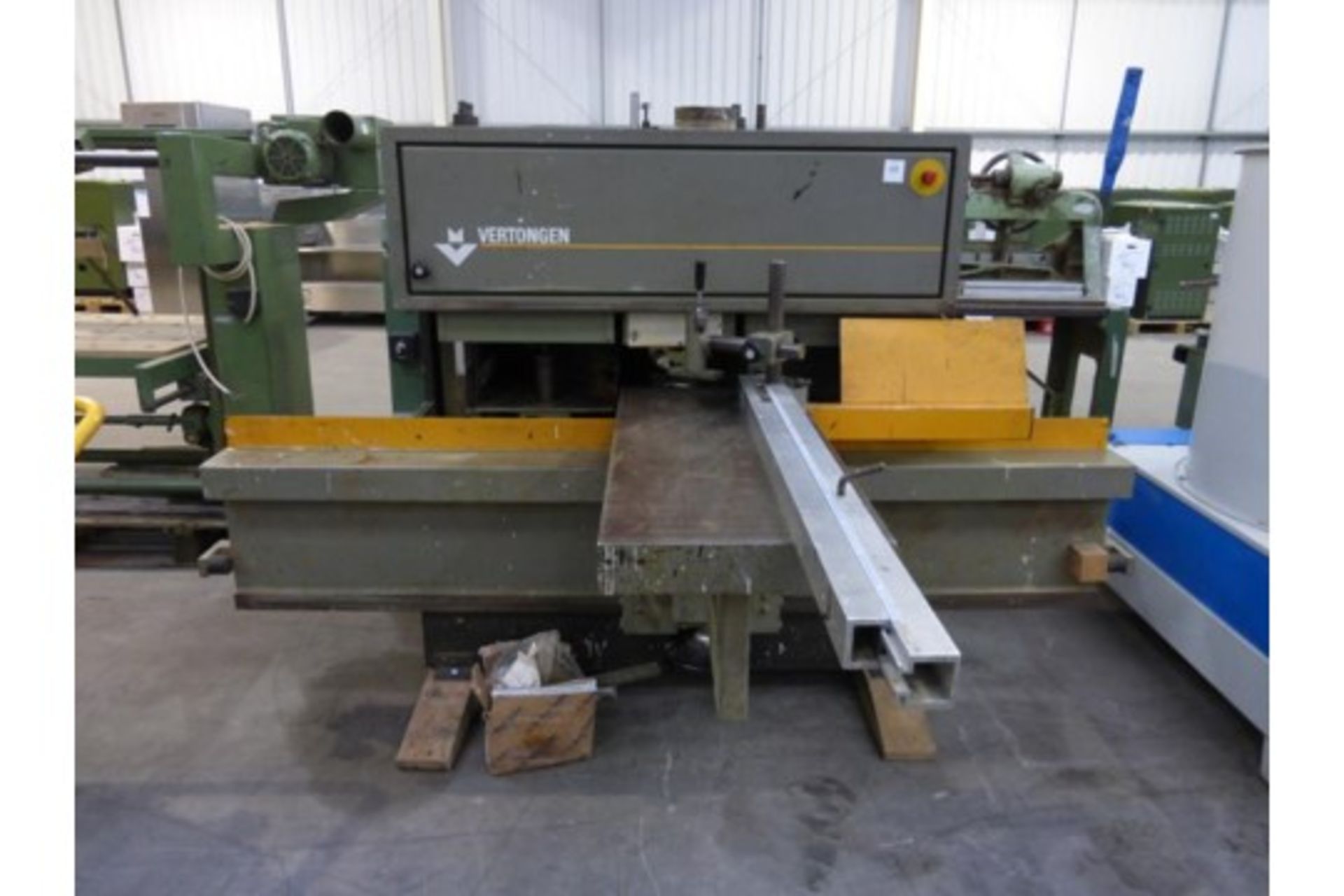 A Vertongen PO4 Single End Tenoner Machine YOM 1989 3PH