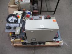 A pallet of various electrical test equipment. Please note there is a £10 plus VAT Lift Out Fee on t