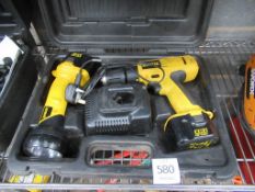 Dewalt Cordless 12V Drill and Torch Kit in case