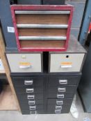 2 x 6 Drawer Storage Cabinet with 7 other single/m