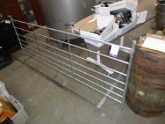 A Galvanised Sheep Hurdle