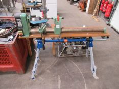 A Nu-Tool 5 speed Wood Lathe 240V Model NWL 37-2. Please note there is a £5 plus VAT Lift Out Fee on
