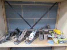 Various Woodworking Planes and Block Planes to she
