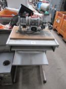 A Rexon BG1501A 240V Twin Head Grinder on a Portable Base. Please note there is a £5 plus VAT Lift O