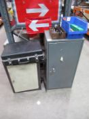 2 x Various Metal Cabinets, Carry Case and Various