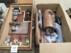 Various Steam Engine Models and Project Components