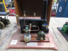 Mounted Steam Engine Model Project