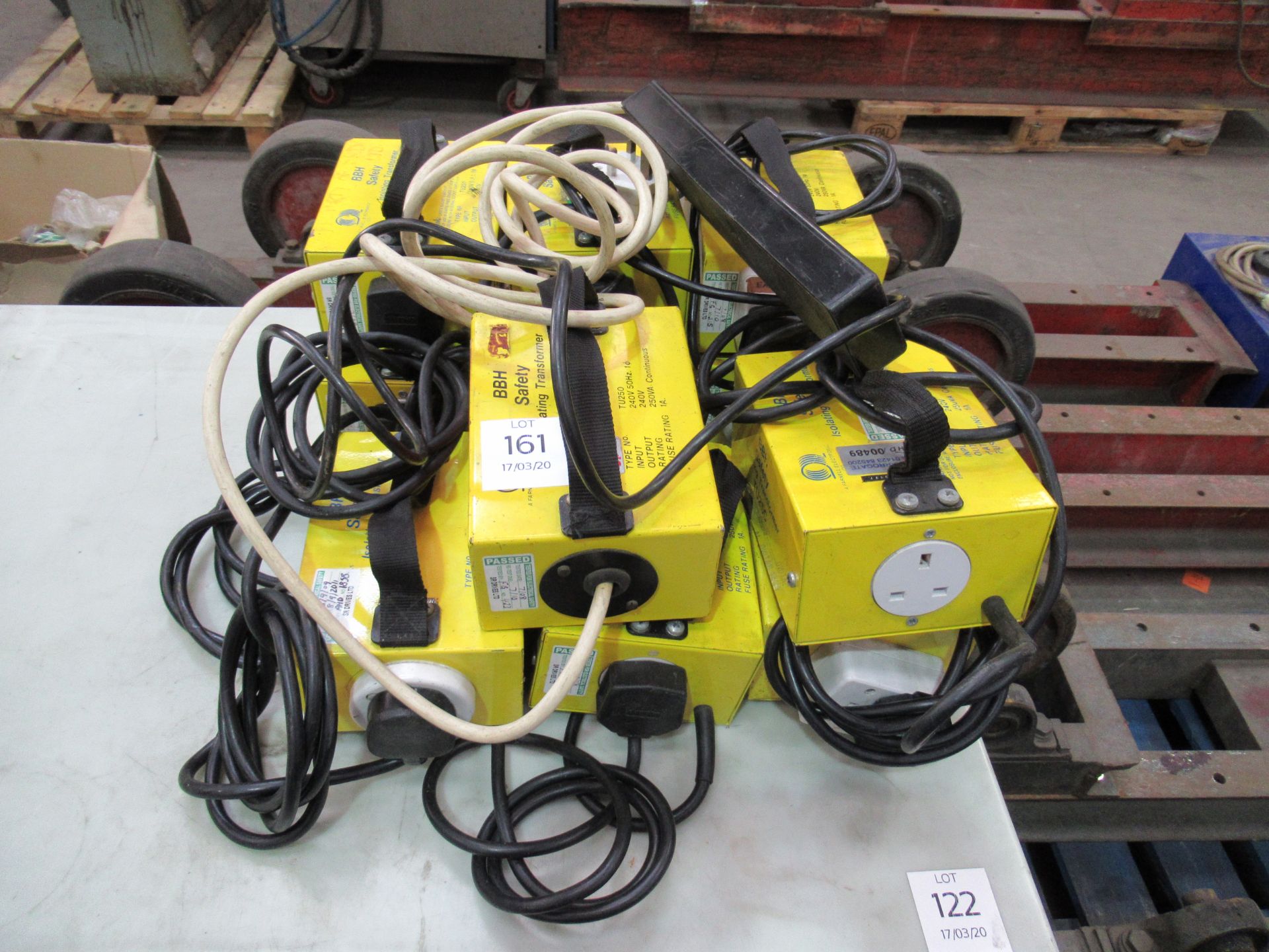 11 x BBH Safety Isolation Transformers