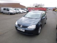 A VW Golf TDI SE 5 door hatchback