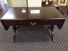 Gola mahogany drop leaf coffee table