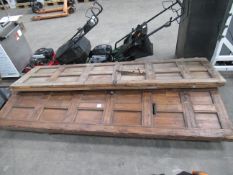 Twin Spanish/Andalusian 12 Panel Wooden Doors with T lock