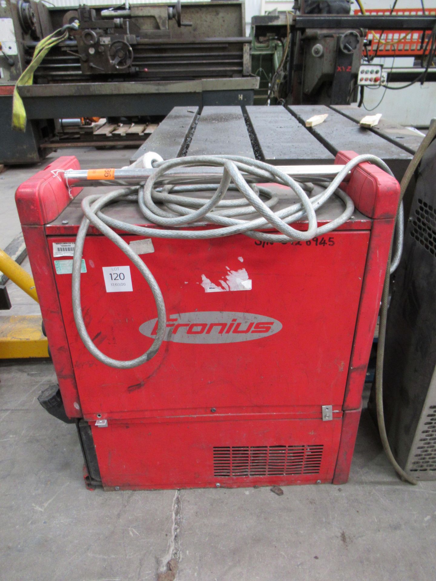 A Fronius Transtig 2600 3ph Welder together with a Murex Water Cooler - Image 2 of 5