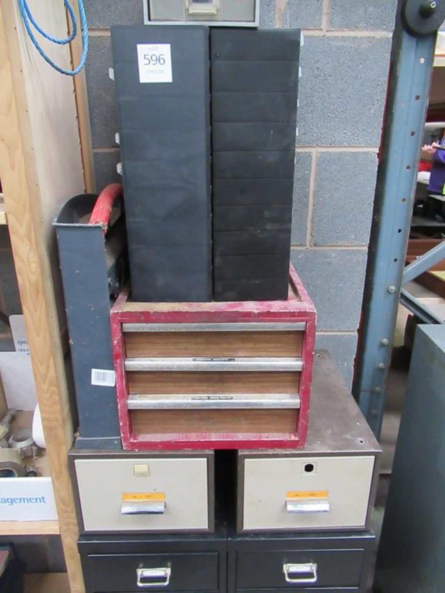 2 x 6 Drawer Storage Cabinet with 7 other single/m - Image 2 of 3
