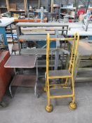 Portable Steps, Bottle Trolley, Racking etc