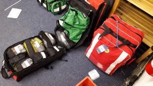 3 x Major Incident Response Bags kitted