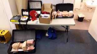 First Aid Training Equipment including Dummies, Me