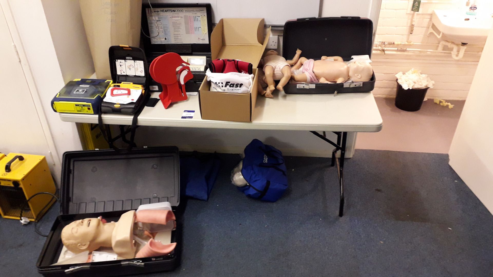 First Aid Training Equipment including Dummies, Me