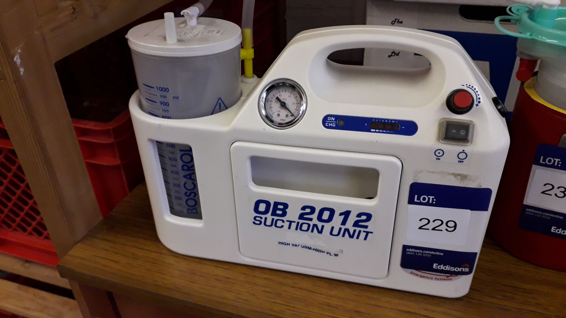 OB2012 Emergency Portable Suction Unit with Autocl