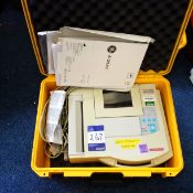 Marquette Hellige 12 lead ECG machine in carry case