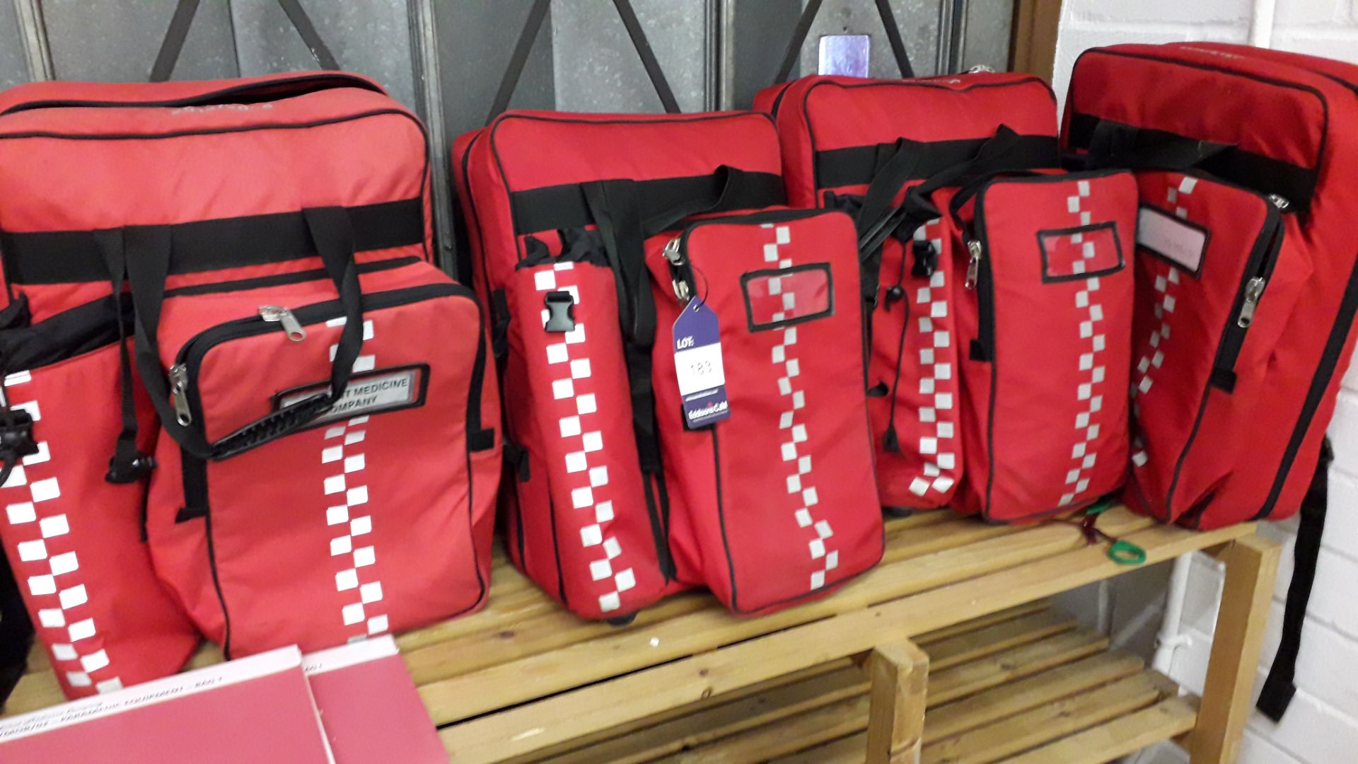 4 x Kitted major Incident Response Bags